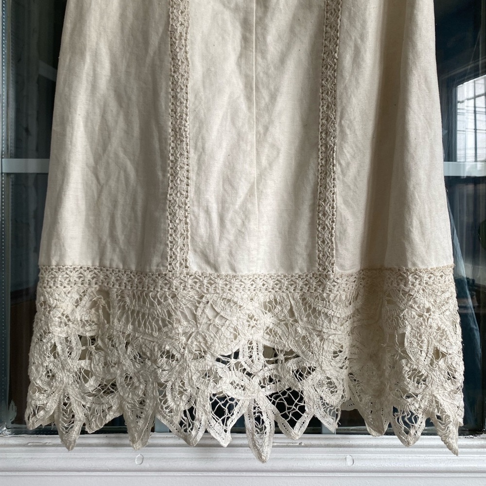 Moulinette Soeurs cream, lace dress. Sz 10 (fits more like a 6 or 8)